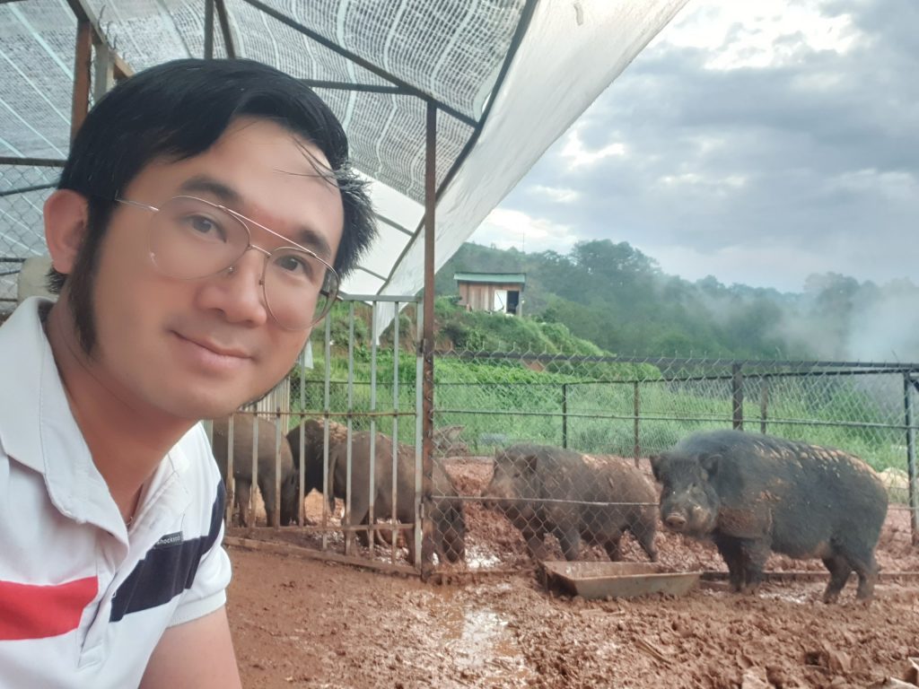 Nuôi heo rừng Đà Lạt tại Tam Anh Farm